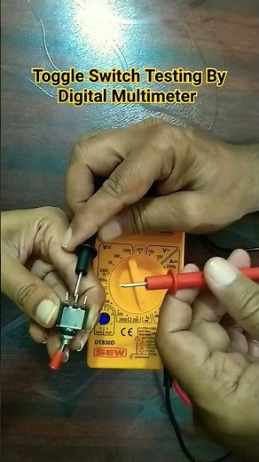 Toggle Switch Testing By Digital Multimeter # Electronics