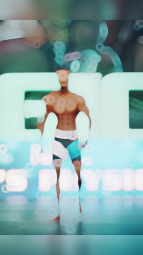 Muscular Bodybuilder Posing at Ninja Physio Competition