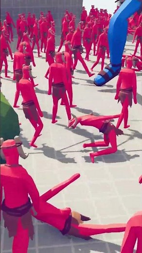 3x Tree Giant 👹 vs 🏹 300x Spear Thrower #TABS