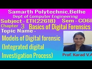 ETI Chapter 3 - Models of Digital forensic (Integrated digital Investigation Process)