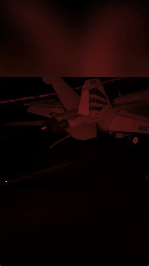 Fighter Jet Launch: INSANE Night Ops on Aircraft Carrier! #shorts