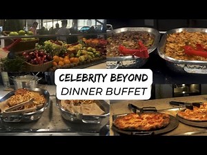 Celebrity Beyond Dinner Buffet at the Oceanview Cafe.