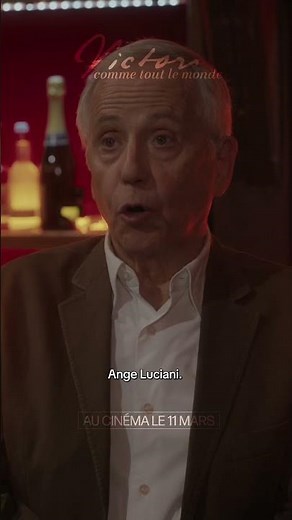 Spot 1 VICTOR LIKE EVERYONE ELSE, starring Fabrice Luchini (in cinemas March 11)