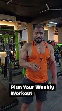Plan Your Workout Like This 🔥 | Smart Weekly Workout Split