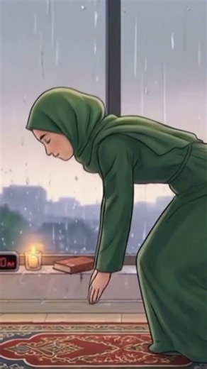 🌧️ Waking to Fajar Azan on a Rainy Dawn | Prayer & Quran — Peaceful Morning 🤍 #RainyMorning #shorts