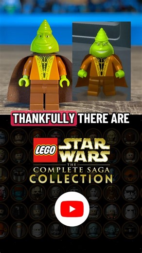 Custom Boss Nass LEGO Minifigure from the Complete Saga #lego #starwars #legostarwars