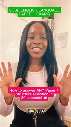 How to answer ANY “Structure” Question in GCSE English Language Paper 1, Question 3… in 30 Seconds!