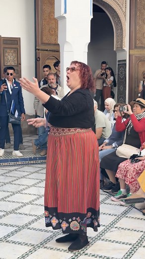 The Estonian Choir Joint Female Choir of Põlva and Vändra performed their last show at the 3rd edition of Marrakech Choral Meeting 😍 Thank you for your participation ! #choirmusic #choir #choirchoirchoir #choirmaster #choirconcert | Marrakech Choral Meeting