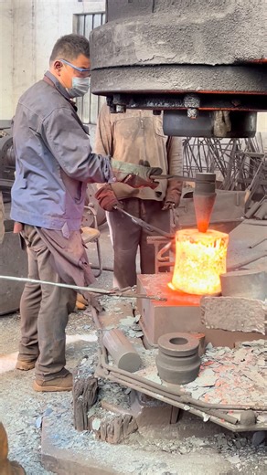 22K views · 201 reactions | Inside the factory Modern Forging Factory – From Hot Blocks to Perfect Steel Rings #process #machine #factory #forging #manufacturer #blacksmith #fblifestyle | Inside the factory | Facebook