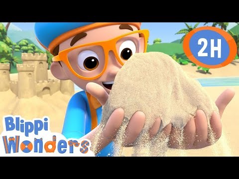 How Is Sand Made? | Blippi Wonders | Moonbug Kids - Play and Learn