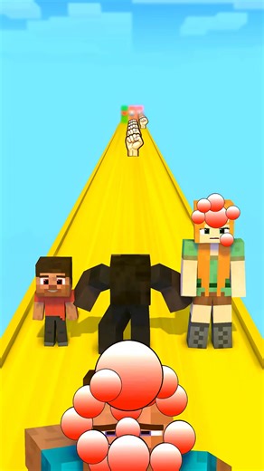 Punch Family Run Protect Child with Steve and Alex Funny Animation | Eystreem Gaming