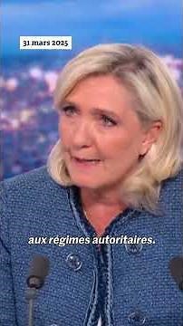 Marine Le Pen : les 2 objectifs de son discours antisystème après sa condamnation