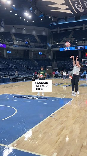 Nika Muhl Midrange Shot Practice | WNBA Prep