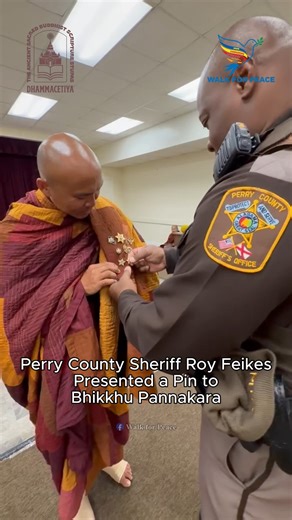 Walk for Peace on Instagram: "🙏 Today, Day 54 (12/18/2025), we arrived at the Uniontown Municipal Building for our lunch rest. We are deeply grateful for the warm welcome we received from everyone in the community. A special thank you to Uniontown Mayor Ronald Miller, Perry County Sheriff Roy Feikes, and Hale County Sheriff Micheal Hamilton for their kindness and support of our journey. May the peace we share today continue to grow. May you and all beings be happy and at peace. 🙏 #WalkForPeace