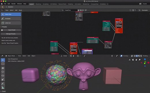 【Blender】Sverchok:可以像Houdini一样程序生成建模流程的Blender插件（中英机翻）