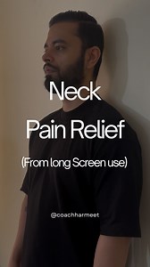 Neck pain from screen time? Try this chin slide drill to activate deep neck flexors and fix that forward head! - 10 slow reps. #NeckPainRelief #ForwardHeadPosture #CoachHarmeet #TechNeckFix #CervicalMobility #PostureCorrection #ScreenTimeRecovery #SpineHealth #MobilityDrills #painfreeneck | Harmeet Singh