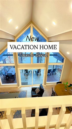 🏡There’s a New Vacation Home waiting for you at Toledo Bend. This 4 bedroom cabin is located on Lanan Bay, just minutes from Toledo Town. You’ll enjoy sweeping views of the lake and it also has a boat ramp on the adjoining property for use. ➡️Comment “Better Knott” for a direct link with details. | Toledo Bend Lake Country