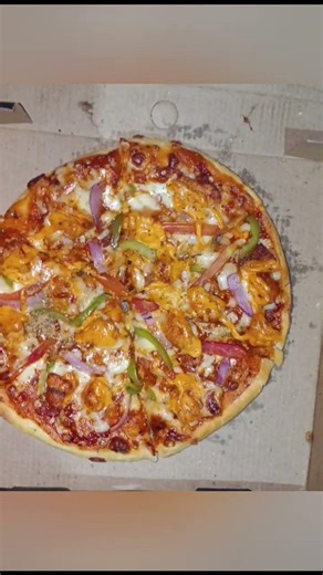 chicken pizza#yummy#picture