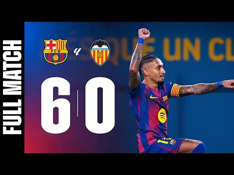 FULL MATCH | FC BARCELONA 6 vs 0 VALENCIA | LALIGA 2025/26 MD04 🔵🔴