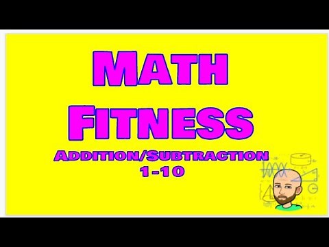 Level 1 Math Fitness Activity/Brain Break 1-10