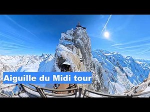 Aiguille du Midi tour with insta360 x5