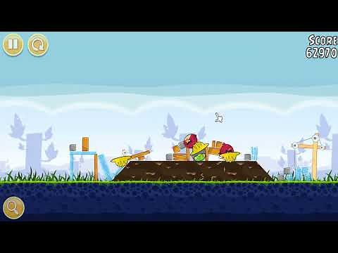 Angry Birds Classic : Level Failed! (Game Over)