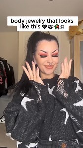 7.3K views · 24 reactions | body jewelry that looks like: 鹿驪⛓️ Find...