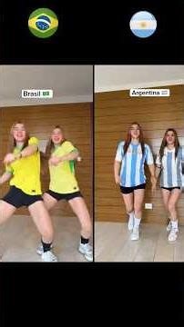 Brazil or Argentina 🇧🇷🇦🇷 Which Dance is Better? 😂 #shorts