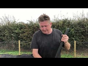 How to level soil with rake for turf, lawn and grass seeding