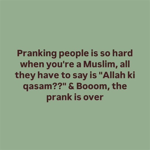 Khadeeja💞 | When 'Allah ki qasam??' becomes the ultimate lie detector 🫠 . . . . . . prank | muslim humor | halal jokes | faith check | funny reel |... | Instagram