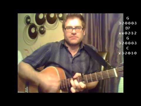 How to play "Dream Lover" by Bobby Darin on acoustic guitar (Beginner Song)