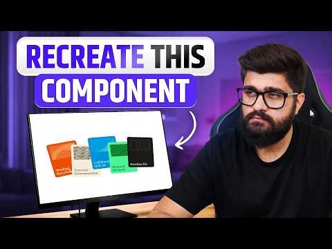 Recreating a Modern UI Card Component | Manu Arora