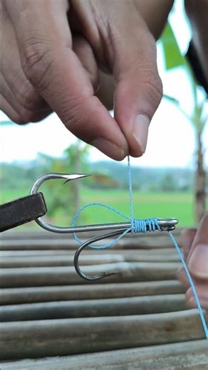 Fishing Hook Trick You NEED To Know! #diy #knot #fishing