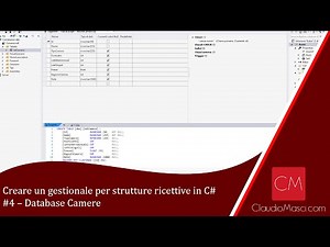 Creare un gestionale per strutture ricettive in C# – #4 – Database Camere