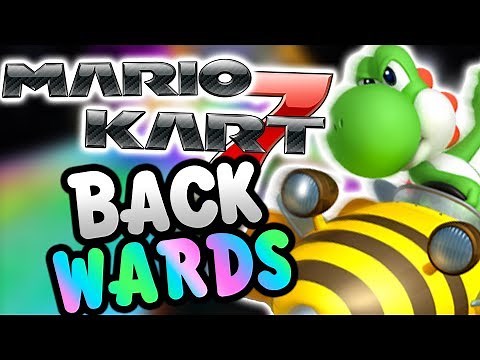 Mario Kart 7 BACKWARDS! (Retro Tracks)