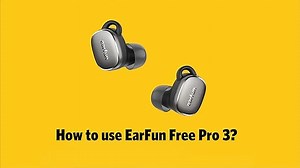 EarFun Free Pro 3 In Ear Bluetooth Kopfhörer mit Geräuschunterdrückung, Hi-Res Audio, Snapdragon Sound, aptX Adaptive, 6 Mikrofone HD Anrufe, Multipoint, 33H Akku, kabelloses Laden, Individueller EQ