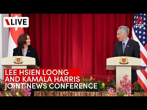 [LIVE] US, Singapore to partner in new areas such as cybersecurity: PM Lee, VP Kamala Harris