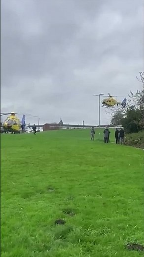 Two air ambulances land in Tower Hill following a police incident