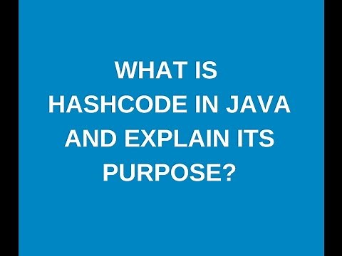 HashCode and its purpose