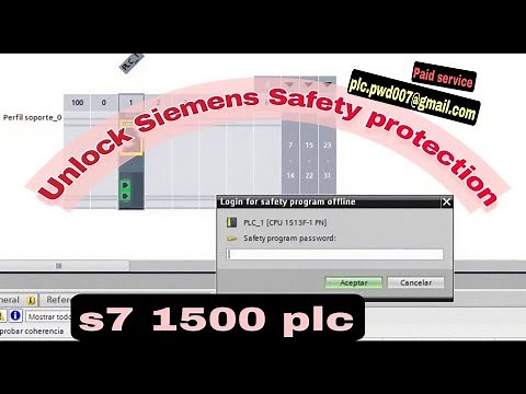 🔓 Unlock Safety Protection Passwords | Siemens TIA Portal & S7-1200/1500 PLCs - All Versions