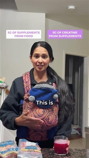 5g of creatine: supplements vs. food 🥩