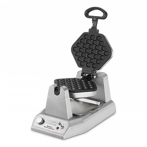 Waring WBW300X Single Bubble Waffle Maker w/ Cast Aluminum Grids, 1200W