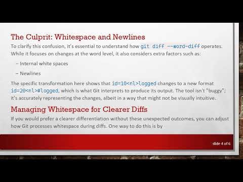 Understanding git diff --word-diff: Is It Buggy or Just Misinterpreted?