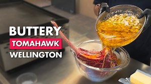 376K views · 1.3K reactions | Buttery Tomahawk Wellington! Impress your guests with this show-stopping recipe 杻數 | Chefclub Network | Facebook