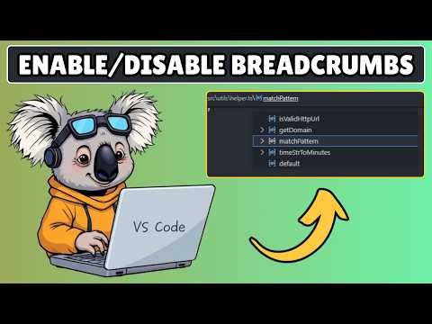 How to Enable and Disable Breadcrumbs in Visual Studio Code