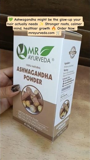 ✨ AMAZING Hair Growth Secret Revealed! Ashwagandha Powder for Thicker, Longer & Stronger Hair FAST 🔥