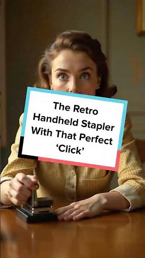 The Retro Handheld Stapler With That Perfect ‘Click’