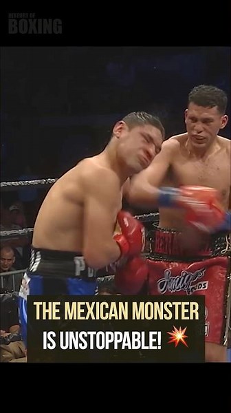 The Mexican Monster is UNSTOPPABLE! 💥 #benavidez #boxing #knockout
