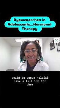 Dysmenorrhea in Adolescents...Hormonal Therapy