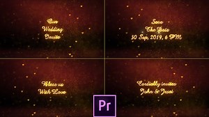 Videohive Wedding Invitation Titles - Premiere Pro - INTRO HD